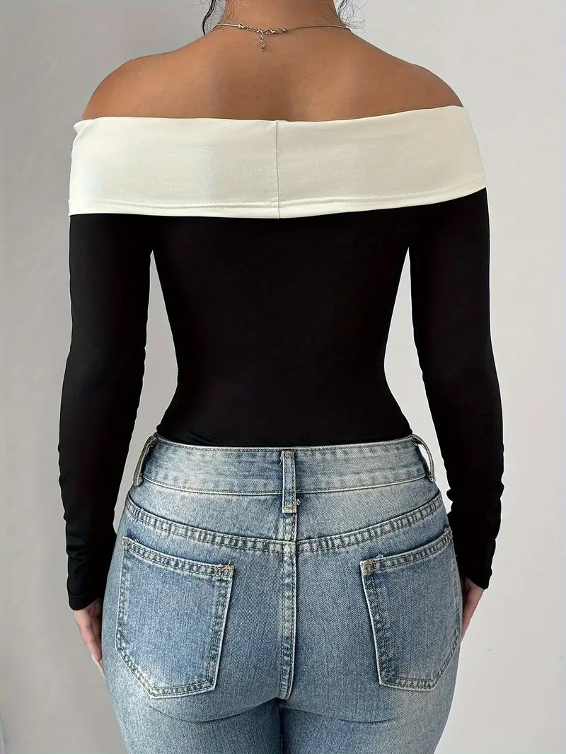 Ortensia® | Elegant Off-The-Shoulder Bodysuit