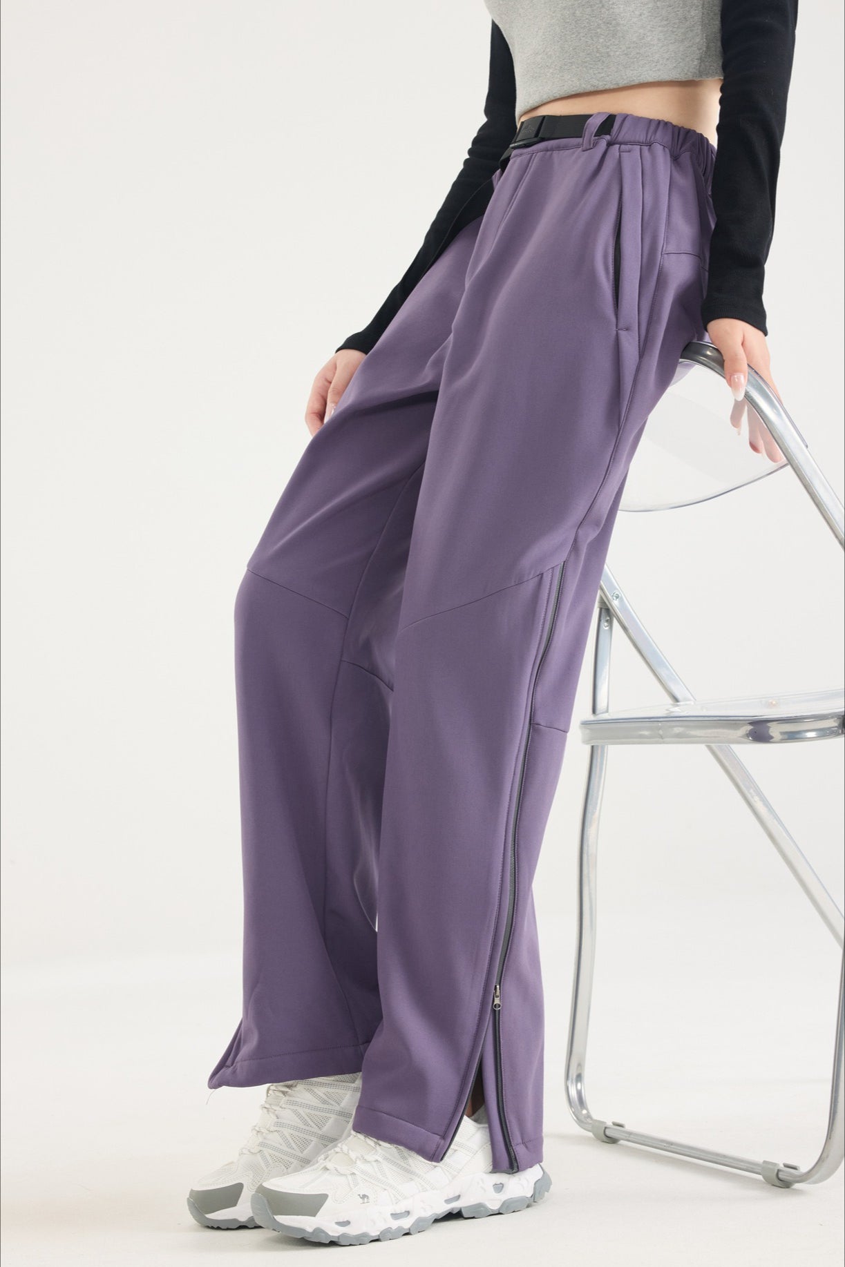 Waterproof Solid Zip Thermal Cargo Pants