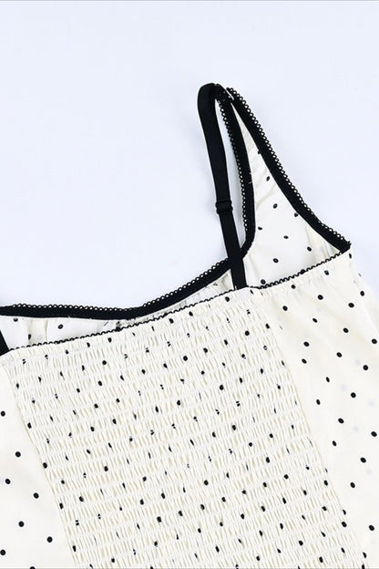 Fashion Sexy Polka Dot Cami Versatile Tank Top