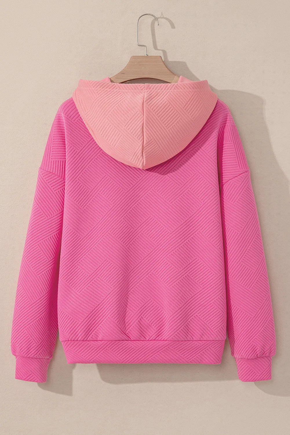 Lara | Long sleeve drawstring hoodie with color block design