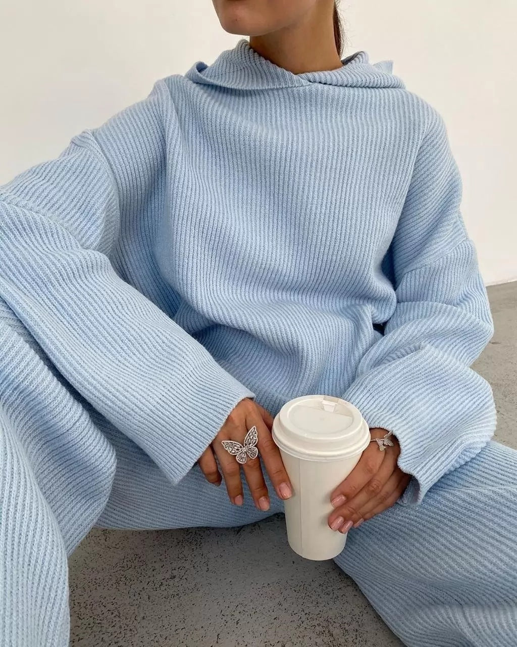 Sara | Beth mesh sweatshirt set