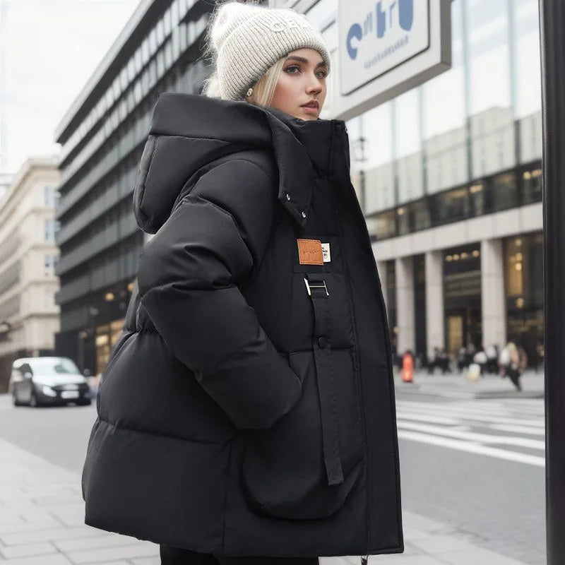 Luz Maria | Fashionable hooded winter jacket for women, warm coat