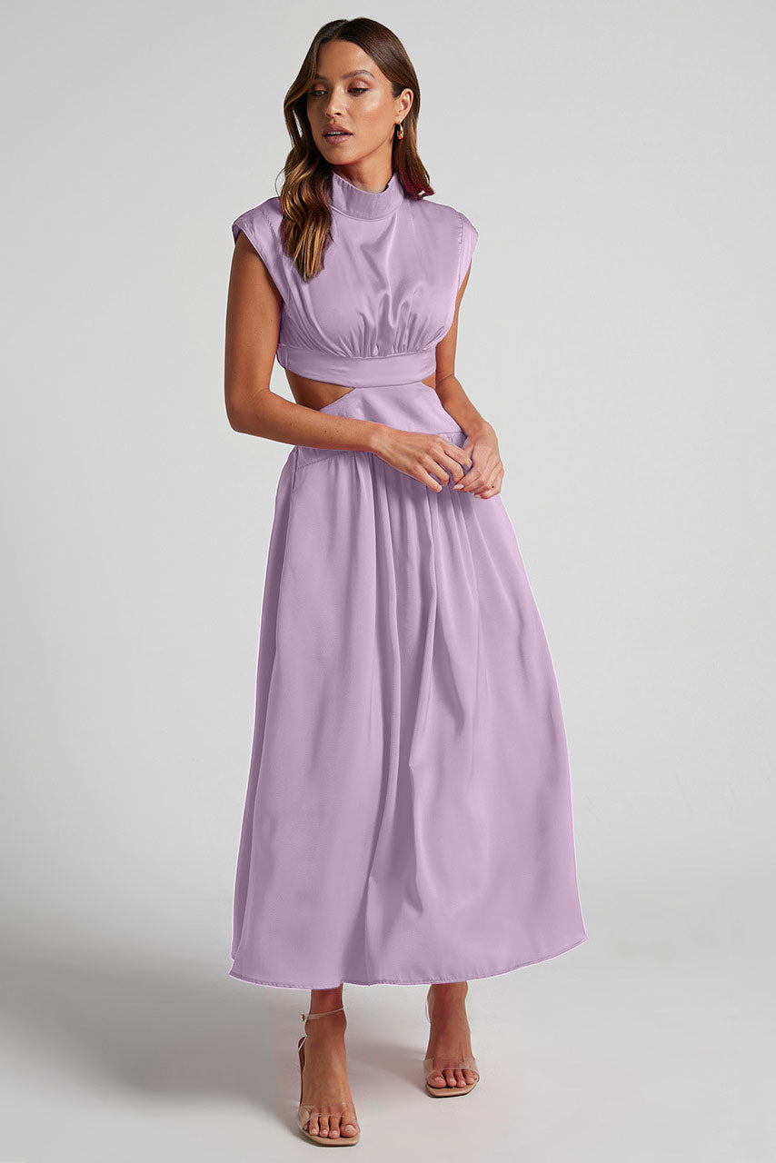 Rafaela® | Holiday Midi Dress With Cut-Out Waist And Pockets