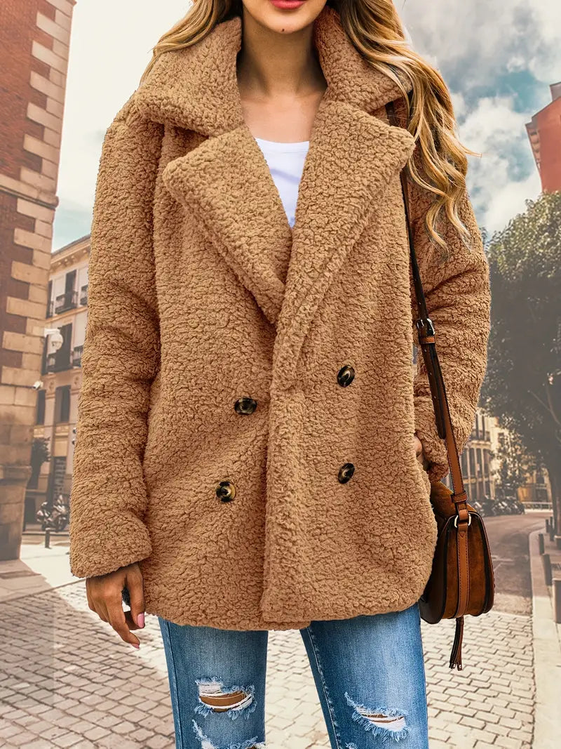Frida | Knitted plush jacket
