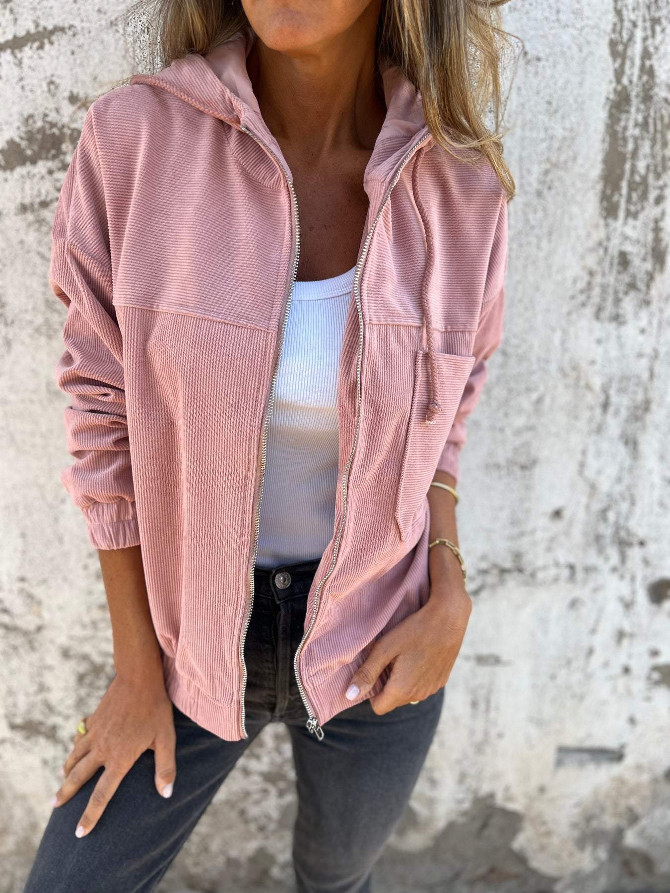 Hilda® | Leisure jacket with hood and zip