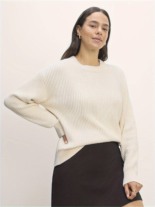 Zaida | Wide vintage sweater with a crew neck