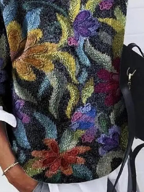 Kimberly | Trendy floral sweater