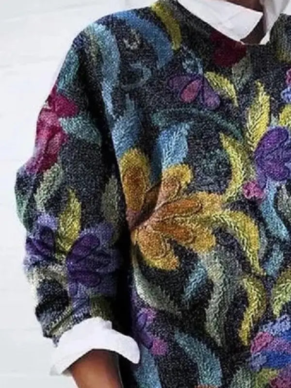 Kimberly | Trendy floral sweater