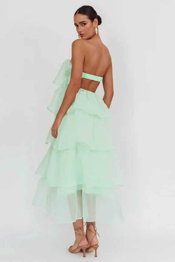 Estefanía® | Sunlit Ruffle Cascade Dress