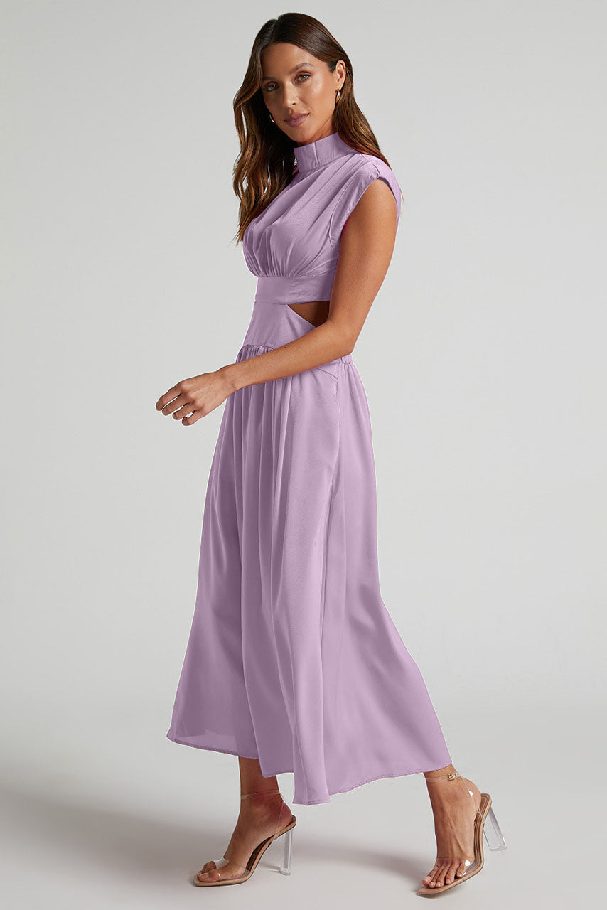 Rafaela® | Holiday Midi Dress With Cut-Out Waist And Pockets