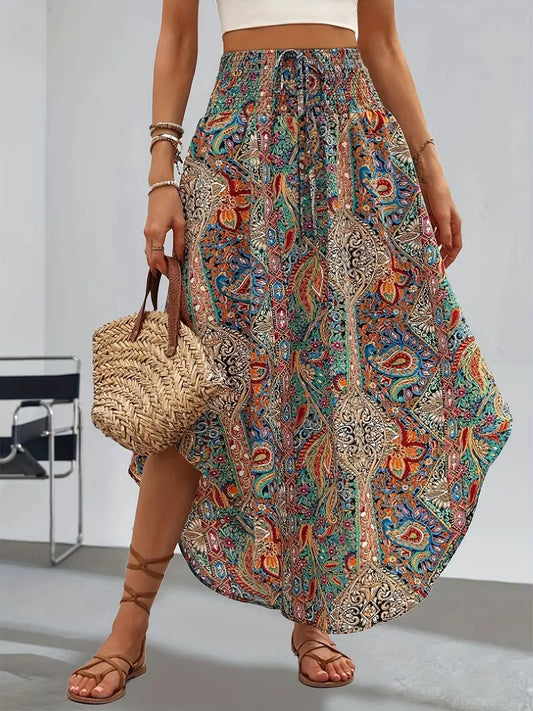 Luana® | Bohemian Print Skirt