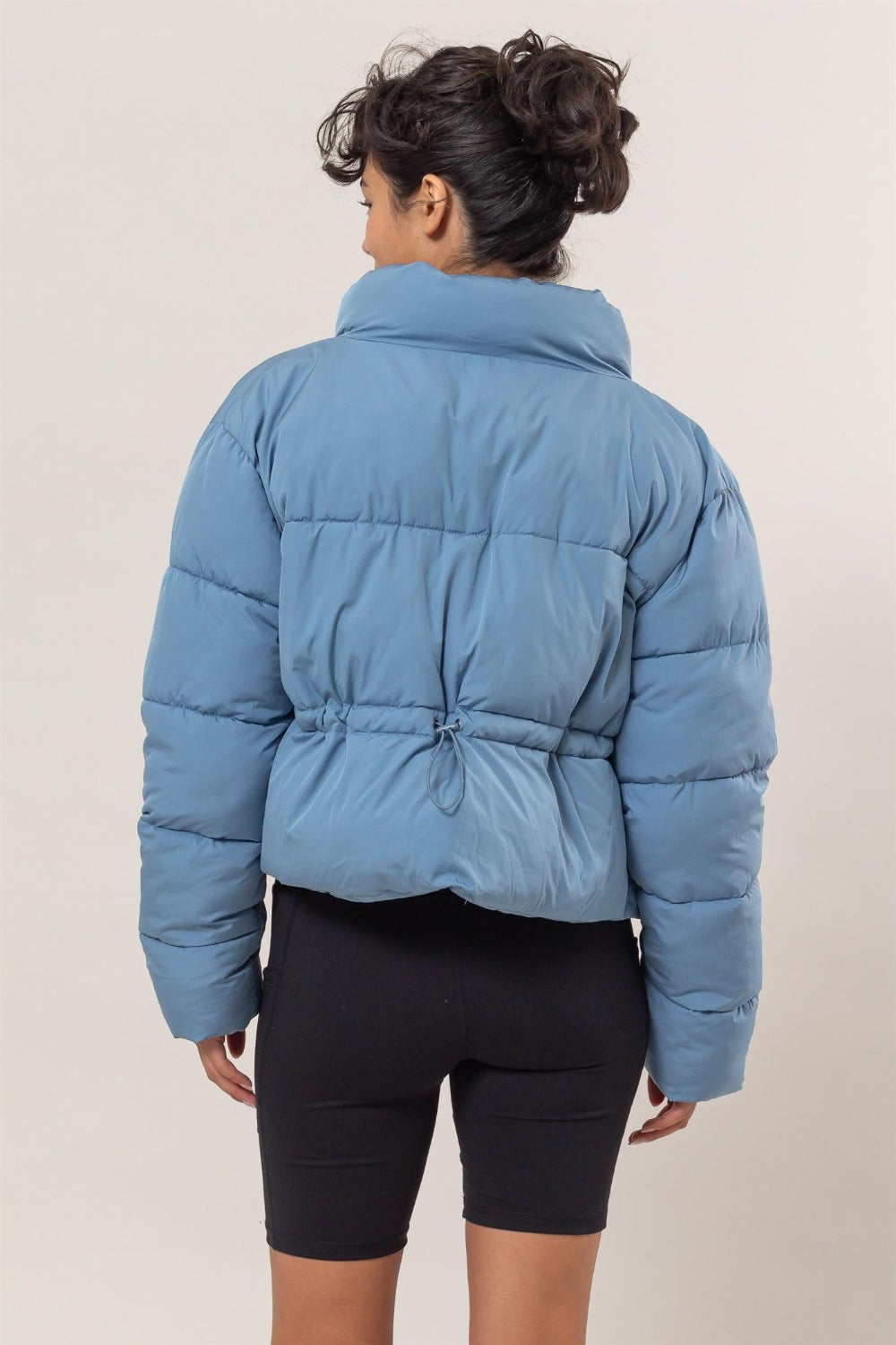 Fabiana | Puffer jacket with quilted back and drawstring