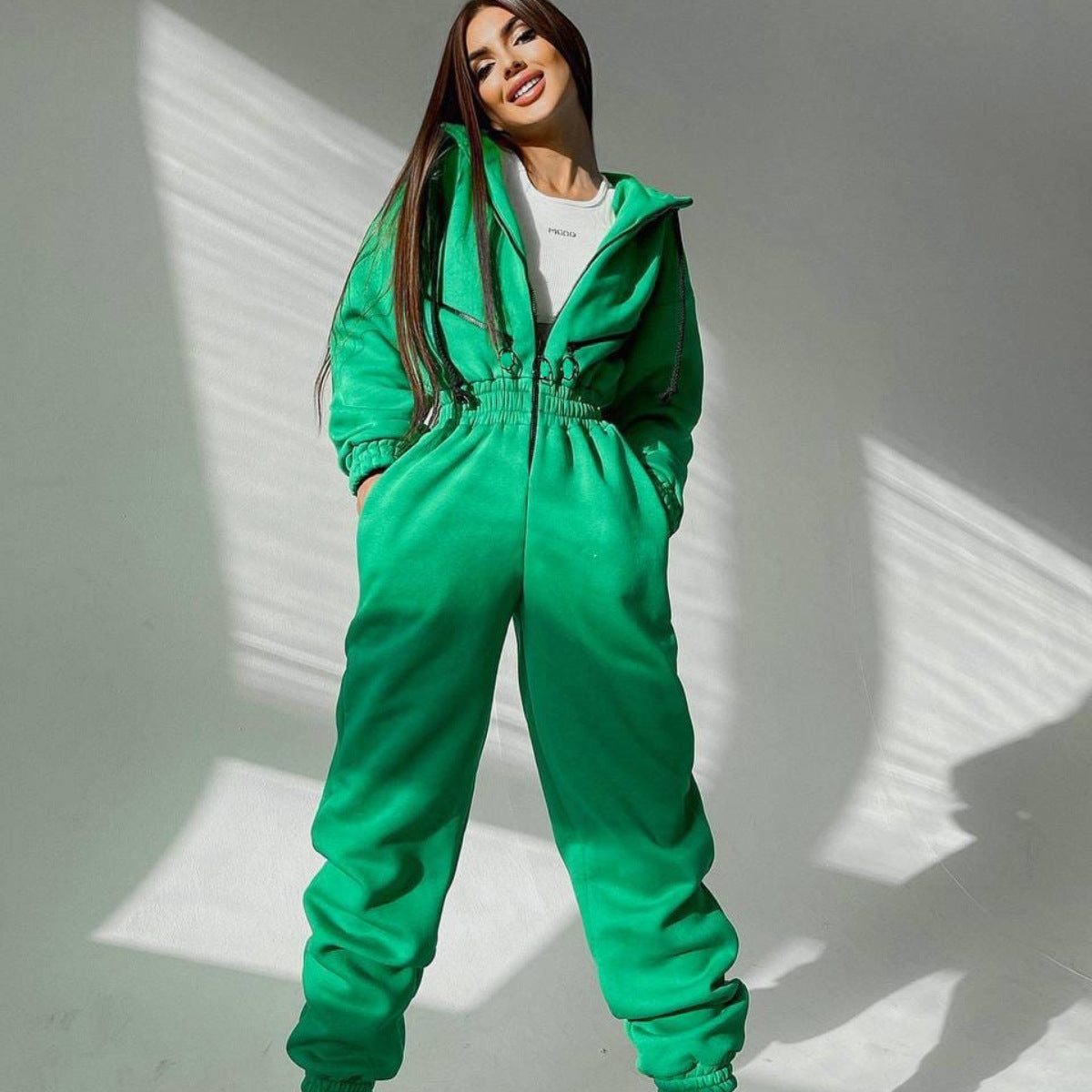 Lorena | Sweatshirt with hood and waist