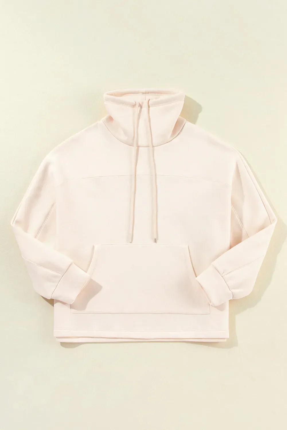 Camila | Long-sleeved sweatshirt with turtleneck and drawstring