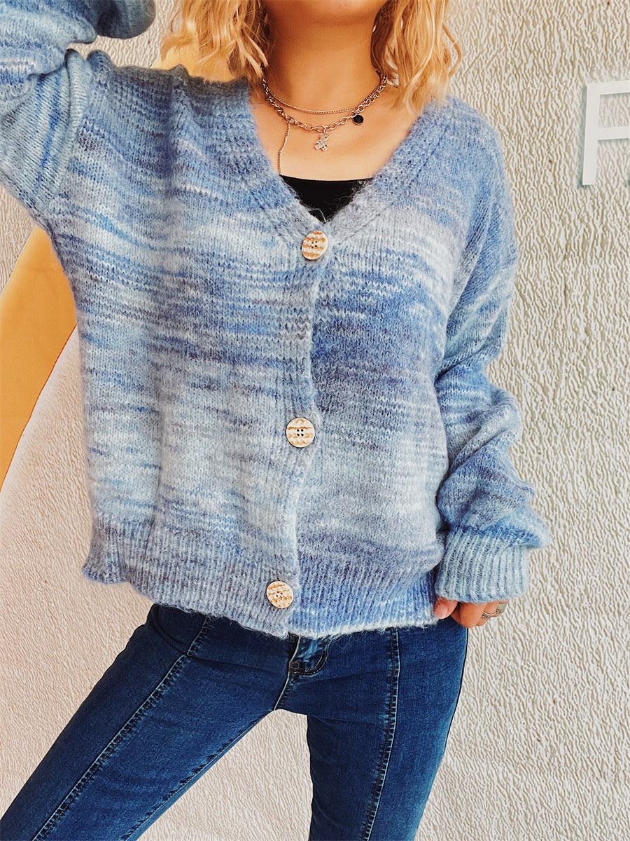 Marieke | Long sleeve cardigan with buttons