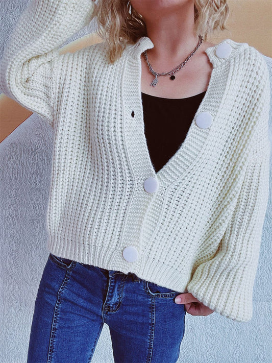 Adelheid | Long sleeve cardigan with buttons