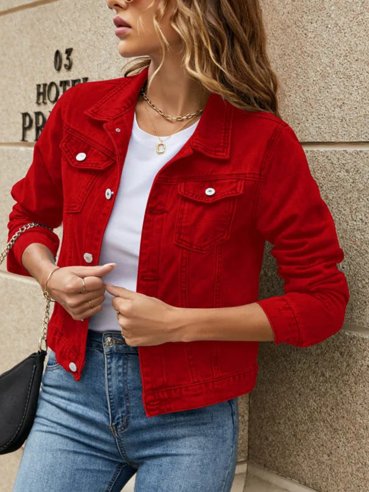 Kendall® | Casual Short Denim Jacket