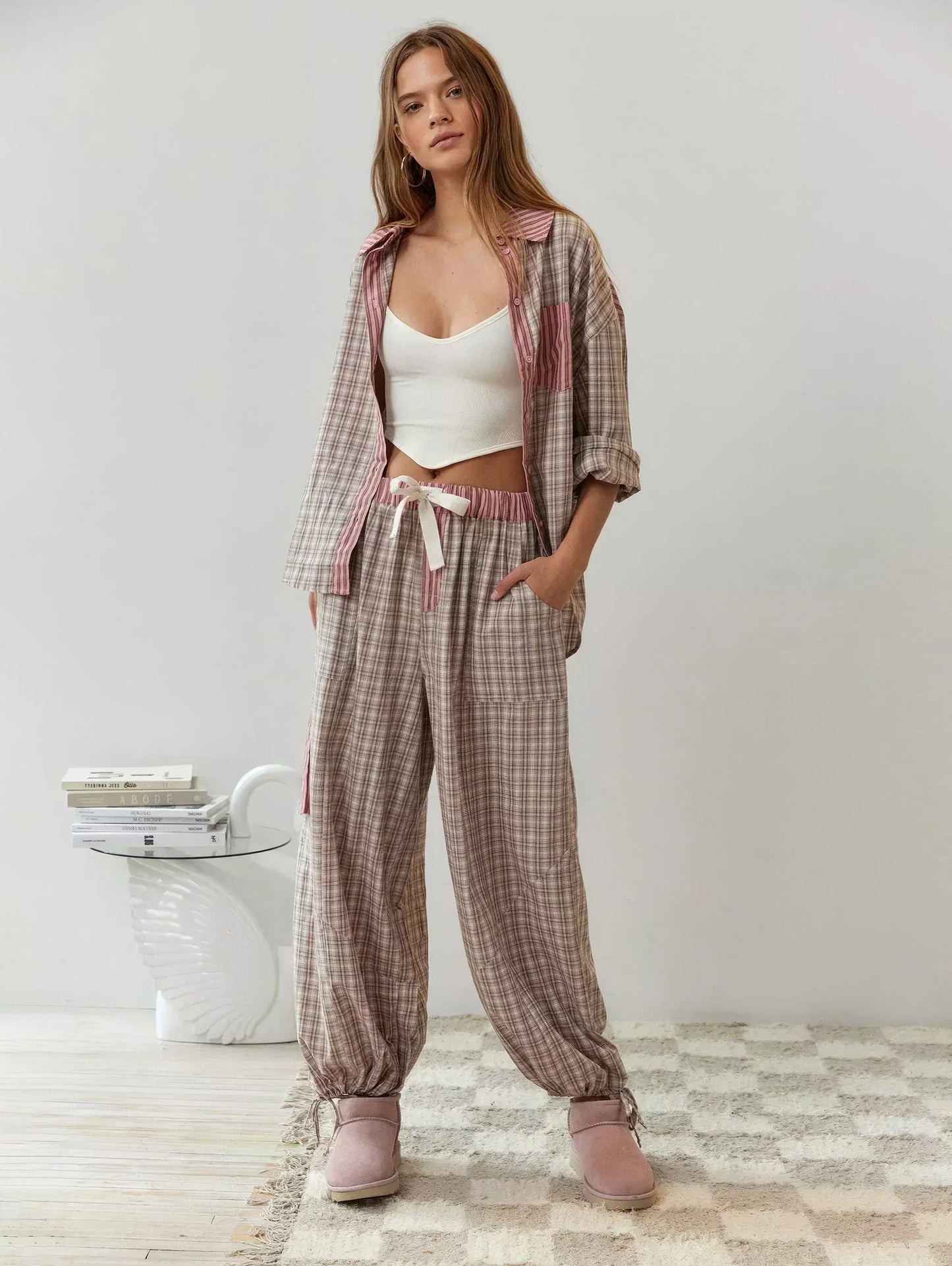 Carmela® | Checked pajama set for women