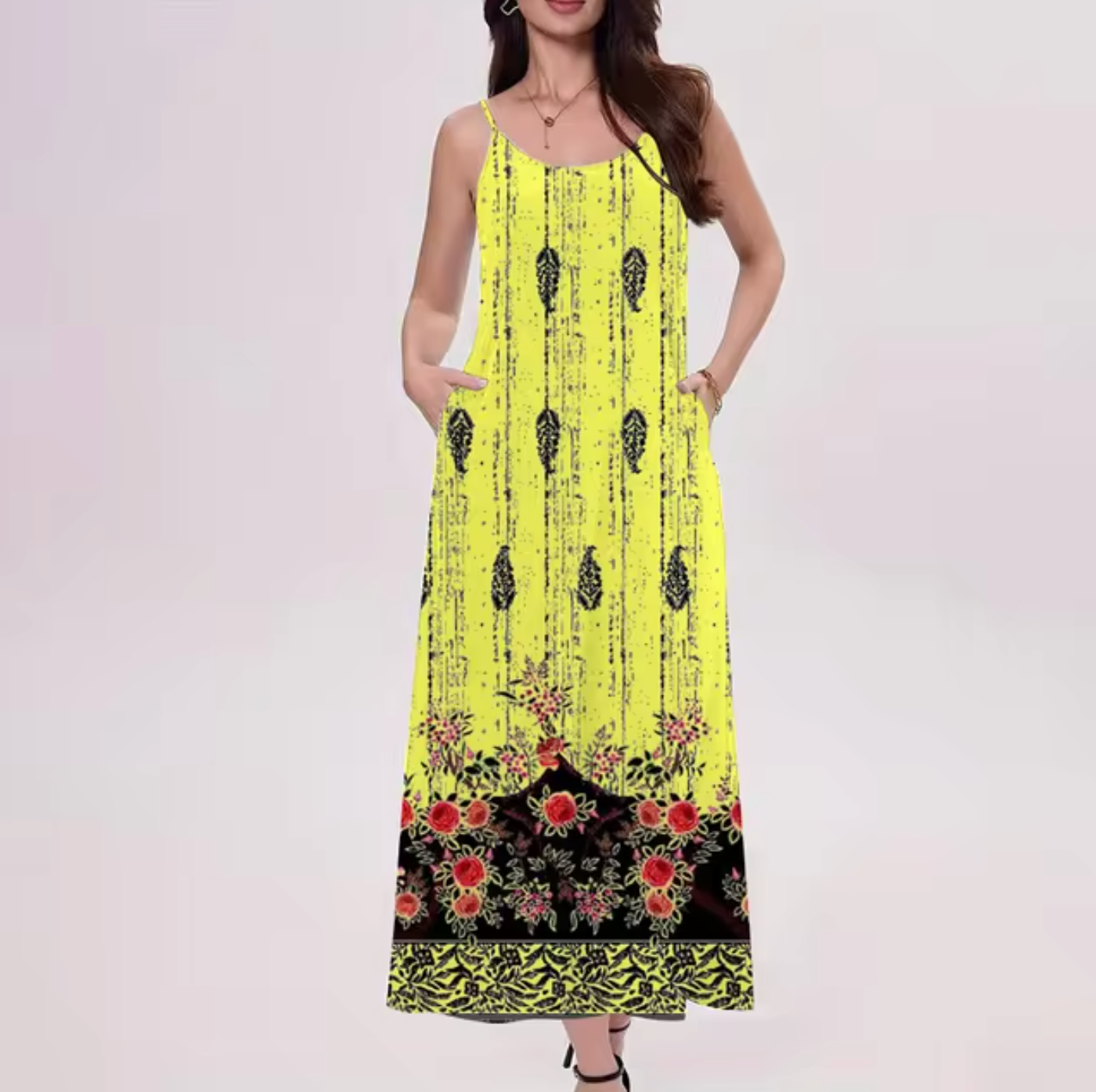 Vilma® | Elegant Printed Long Dress