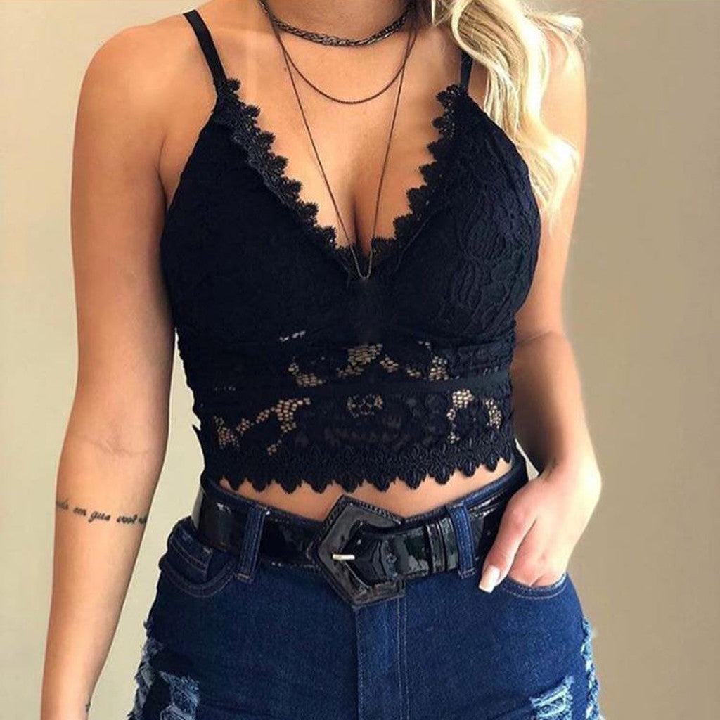 Zoraida® | Wolf Floral Lace V-Neck