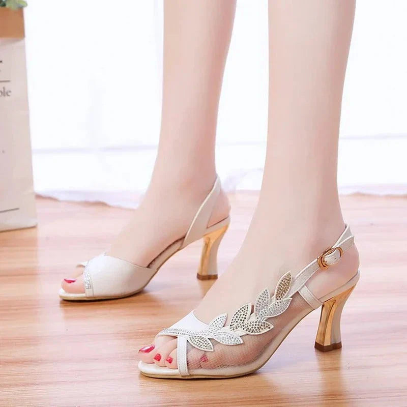 Simona® | Elegant Heels Made Of Mesh Fabric