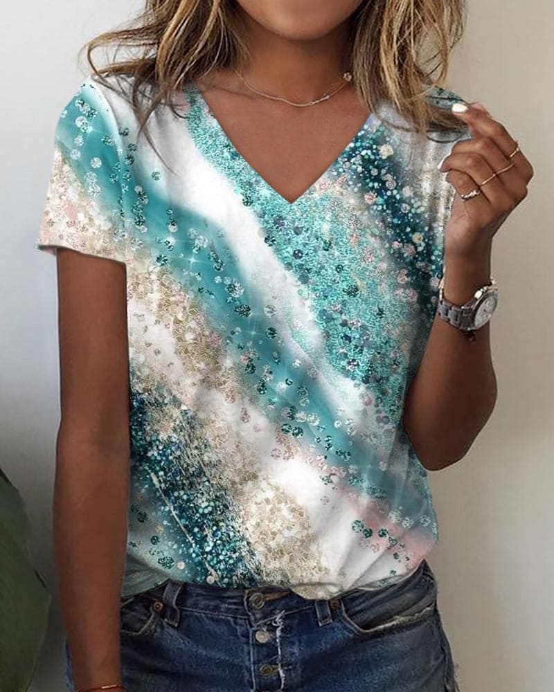 Gladys® | Gradient Print Blouse