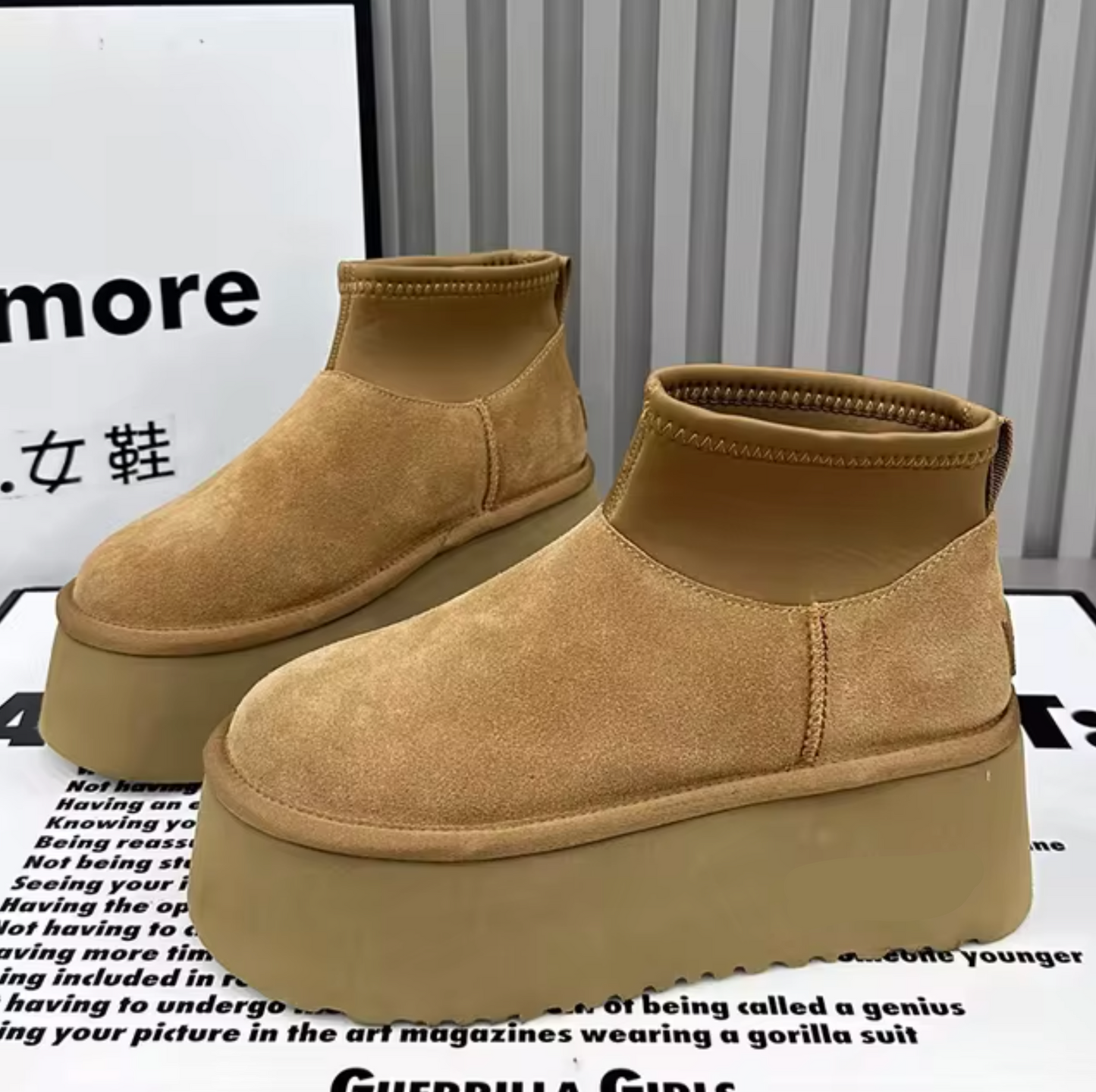 Silvia | Cotton plush snow boots