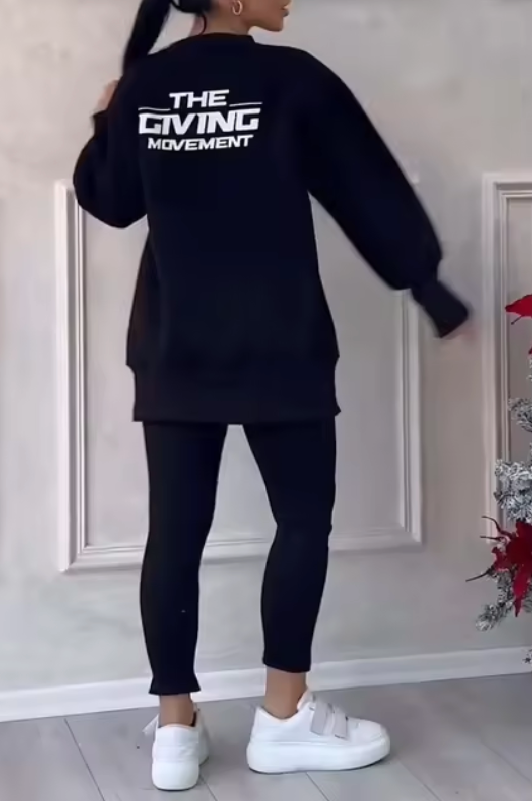 Paz | Elegant sweater and trousers set