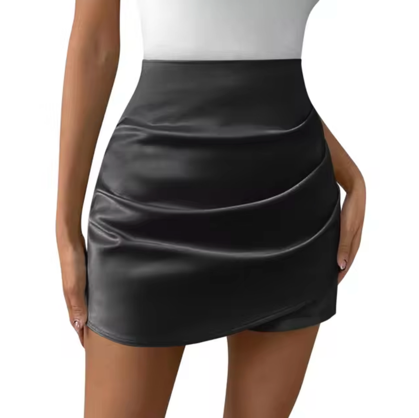 Tea® | Elegant Satin Miniskirt