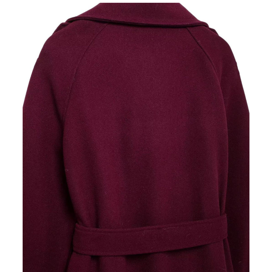 Adriana® | Elegant burgundy coat