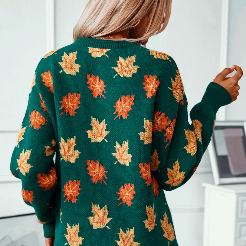 Belén | Cozy autumn knitted sweater.