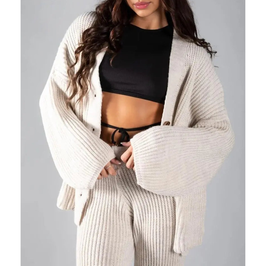Lina | Stylish knitted combination set
