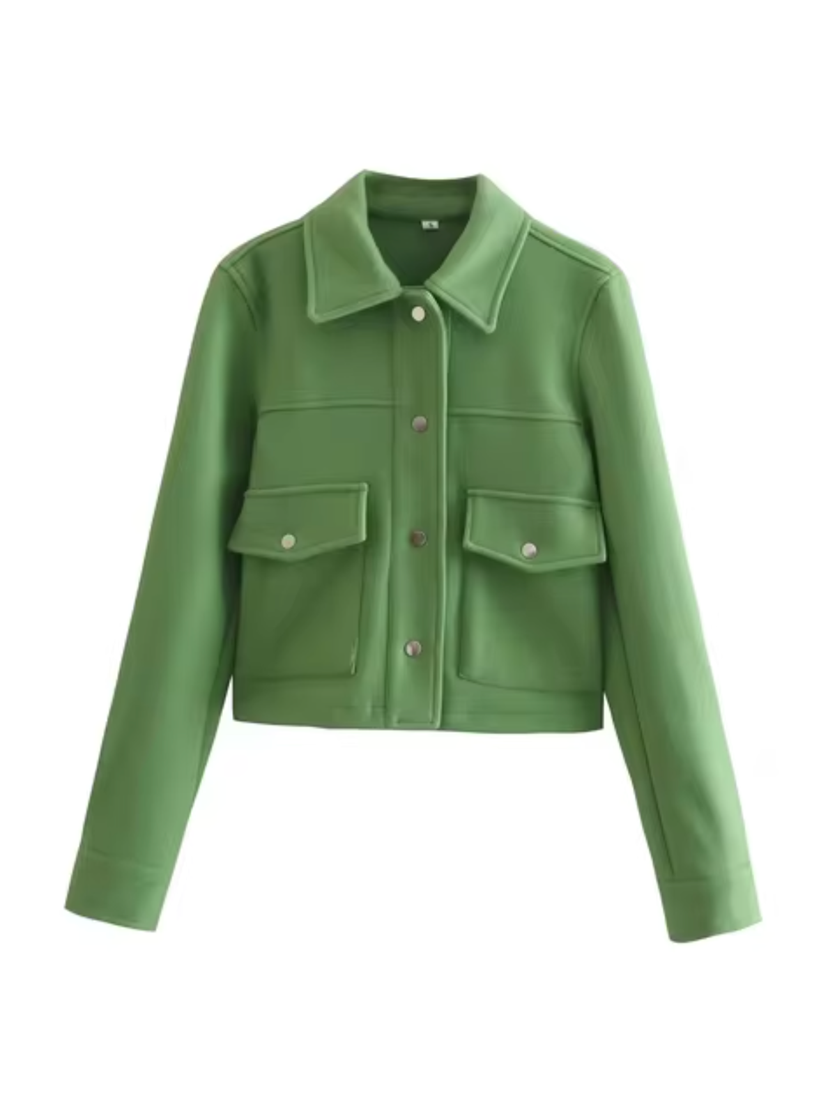 Begoña | Coat with button placket and front pockets