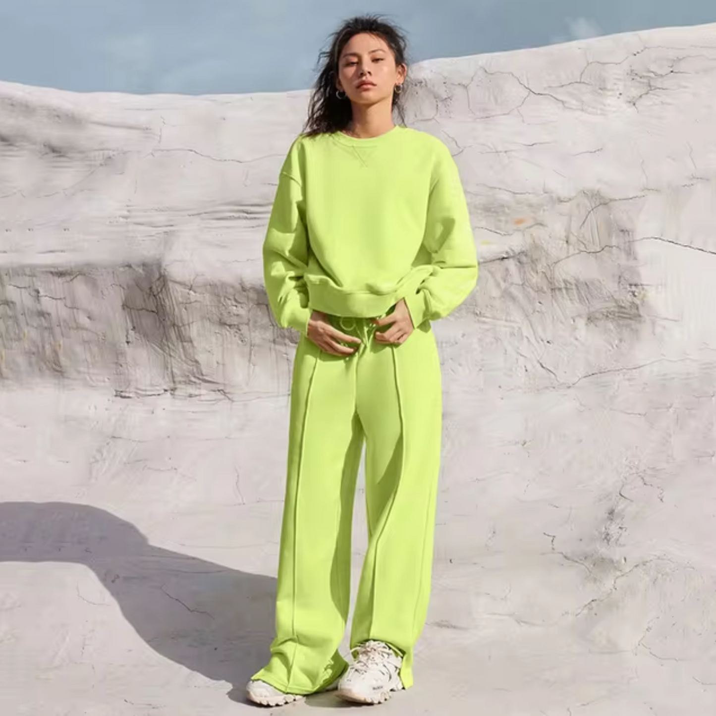 Nayla | Casual two piece knitted sweater set