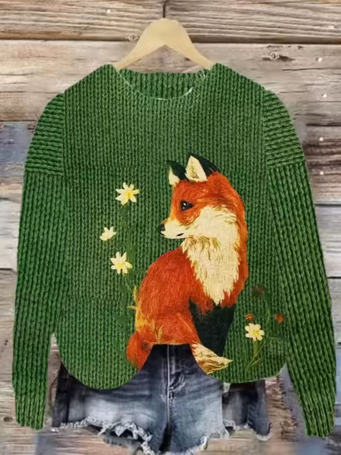 Norma | Knitted sweater with 3D print