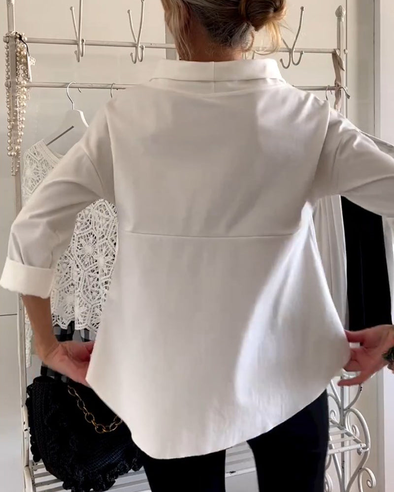 Cecilia® | Elegant high collar top for women