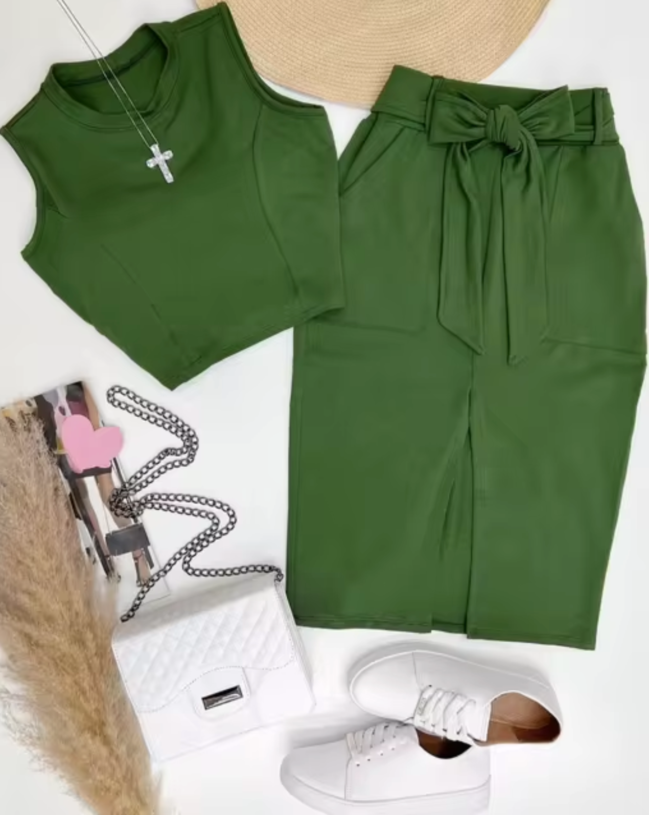 Jade® | Two-Piece Bodycon Skirt And Crop Top