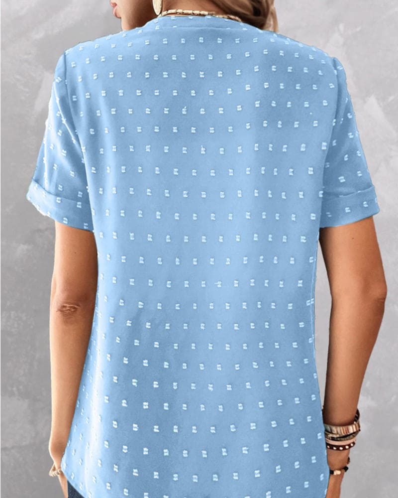 Maricel® | Blouse With V-Neck And Buttons