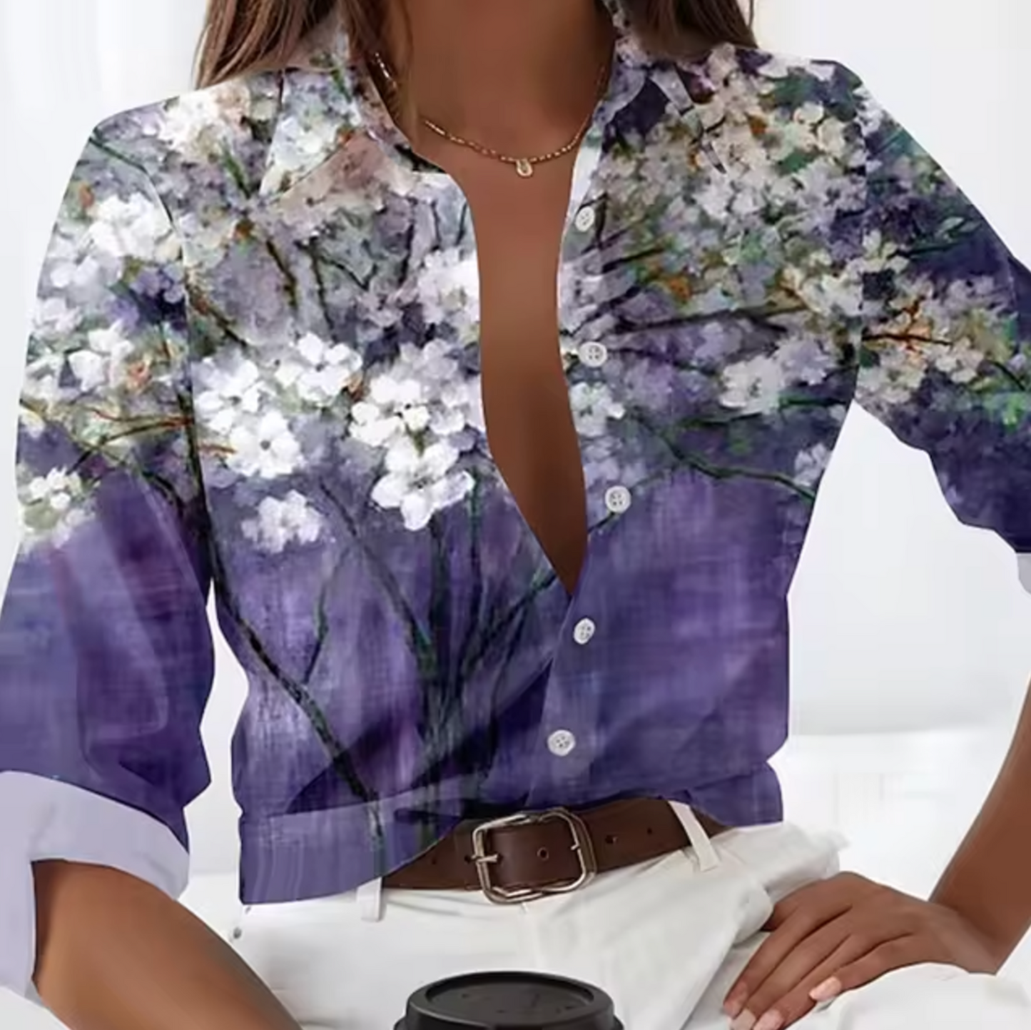 Silvia® | Freesia – Chemisier à Imprimé Floral