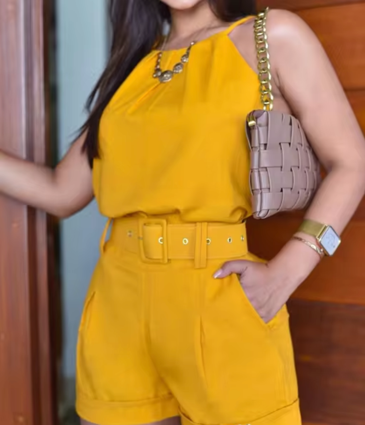 Julie® | Sleeveless T-Shirt And Shorts Set