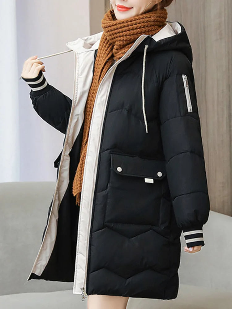 Brigitte | cozy and insulated waterproof winter jacket with hood