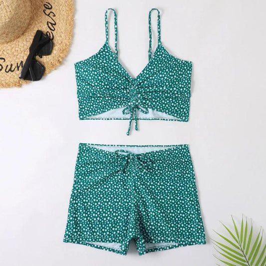 Diana® | 3-Piece Ombre Lace Bikini Swimsuit With Beach Skirt