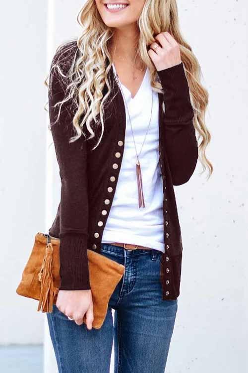 Yadira | Classic and stylish winter cardigan
