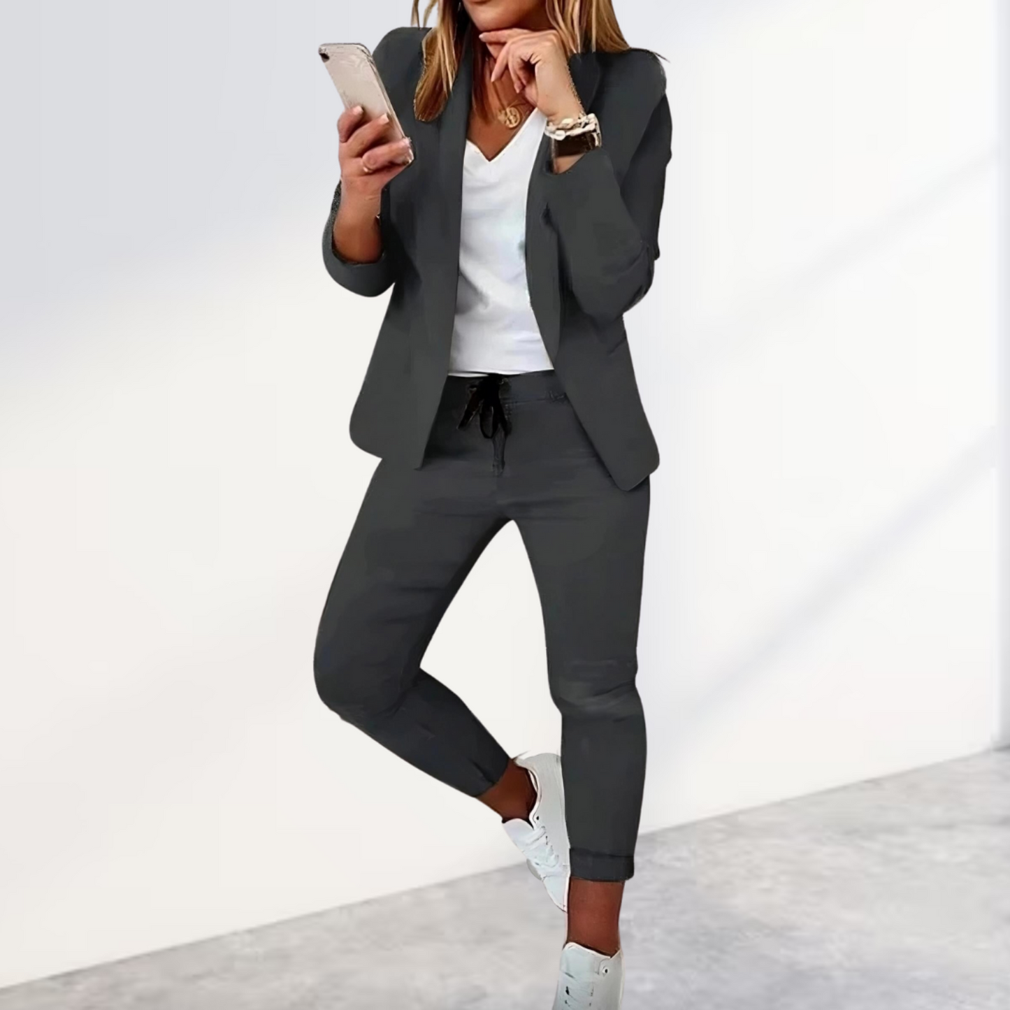 Rebeca® | Stylish Blazer & Trousers Set