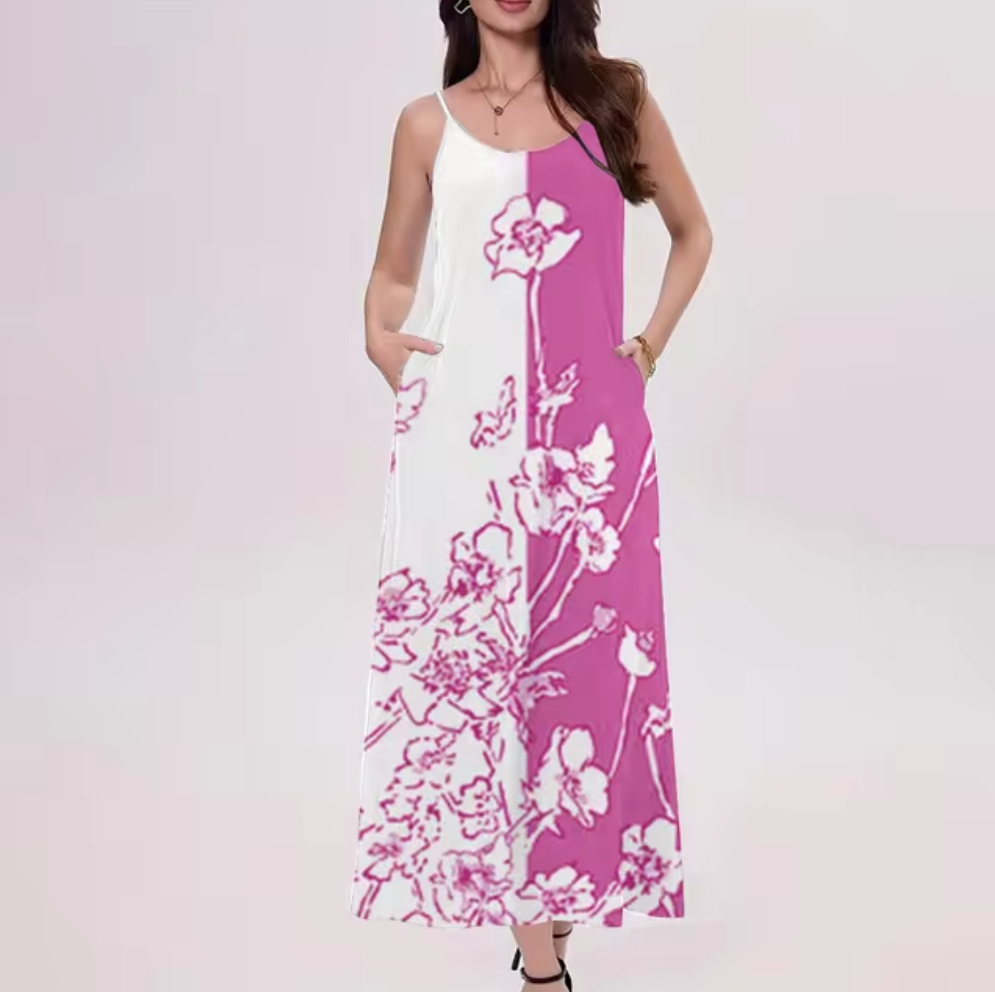 Vanda® | Sleeveless Floral Print Dress