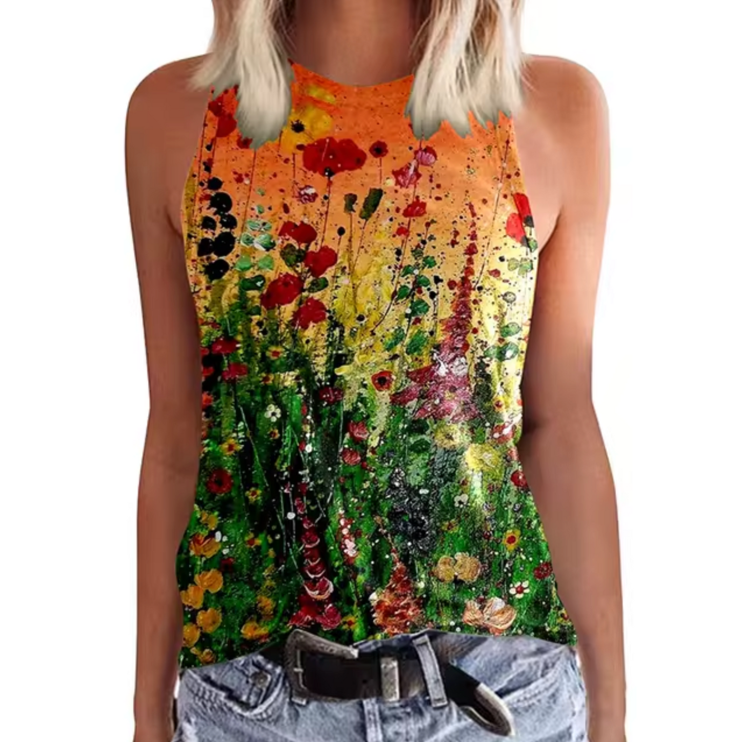 Ivy® | Floral Print Tank Tops