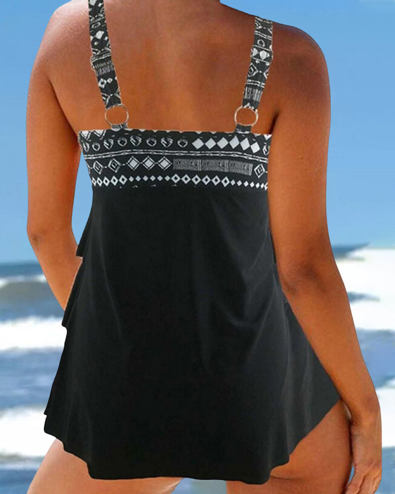Odalis® | Tankinis With Geometric Print
