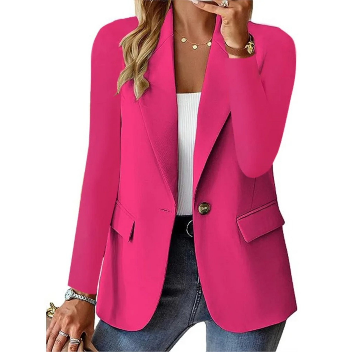 Zoé | Casual women's blazer with long sleeves
