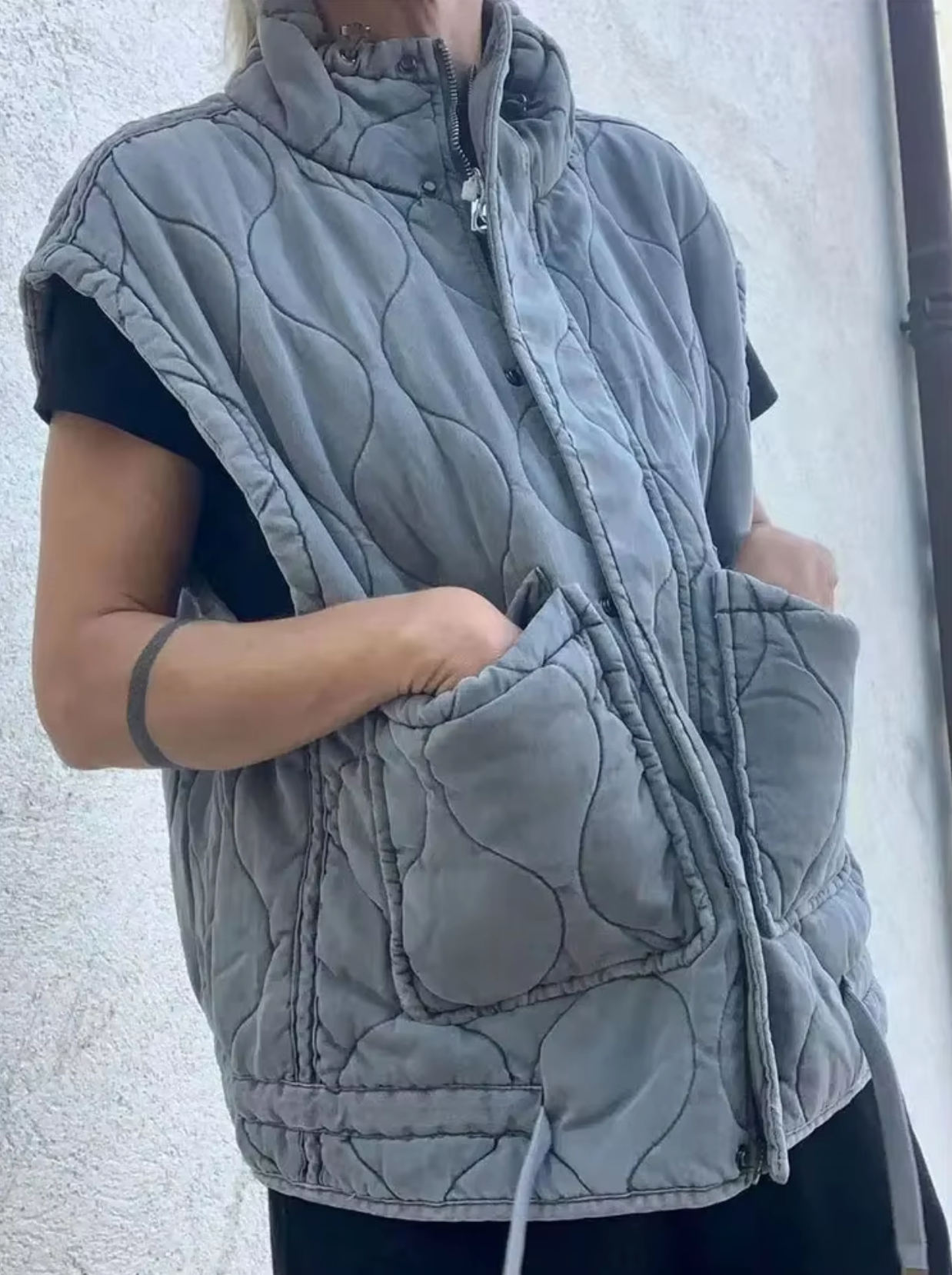 Rosario | Cotton vest with pockets