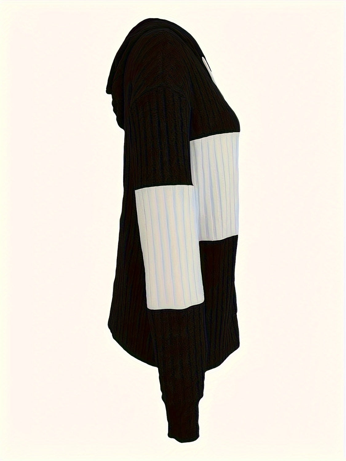Julieta | Hooded jacket with drawstring and contrast zip